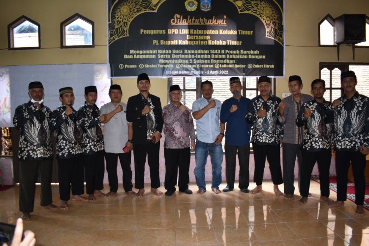 H. Sulwan Aboenawas Hadiri Kegiatan Silaturahmi Dengan Pengurus DPD LDII Kolaka Timur Di Ladongi