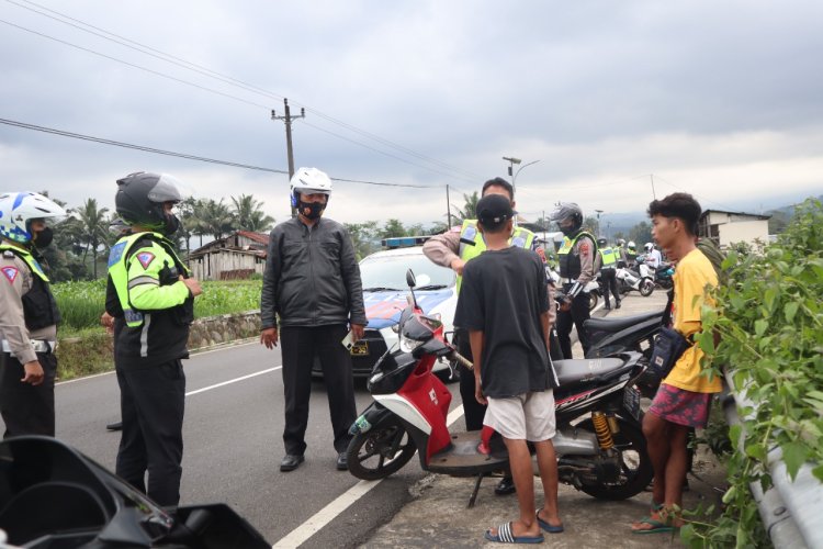 Nekat Gelar Balap Liar di Bulan Ramadhan, Ratusan Motor Berhasil Disita Jajaran Polda Jateng