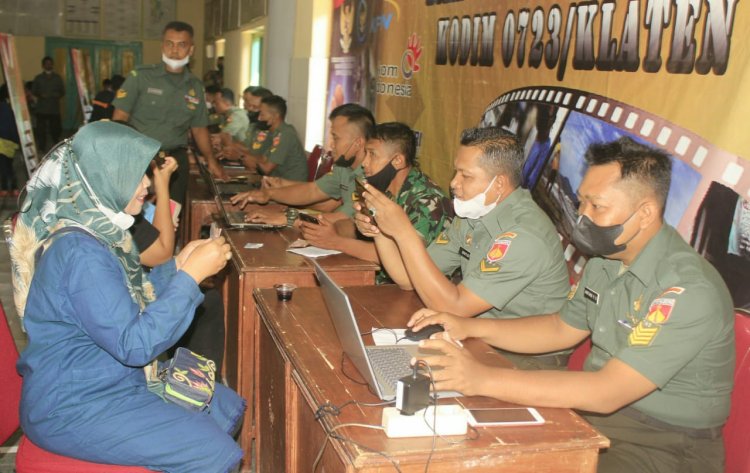 Penyaluran BTPKLW Kodim Klaten Sudah Mencapai 7.000 lebih
