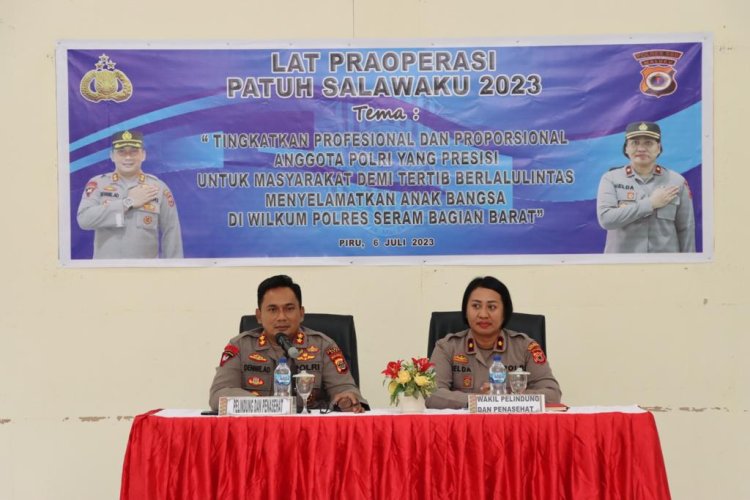 Tekan Pelanggaran, Polres SBB Siap Gelar Operasi Patuh Salawaku