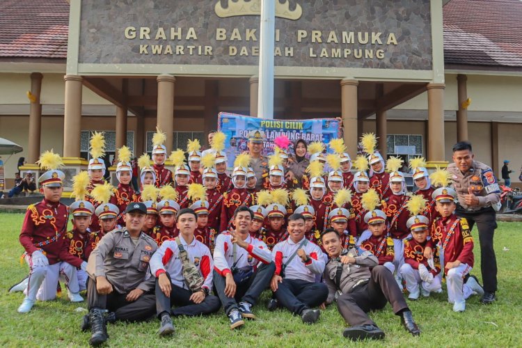 Memperingati Hari Lalu Lintas Bhayangkara ke-67 Polisi Cilik Polres Lampung Barat raih juara satu kategori Bina tingkat Polda Lampung