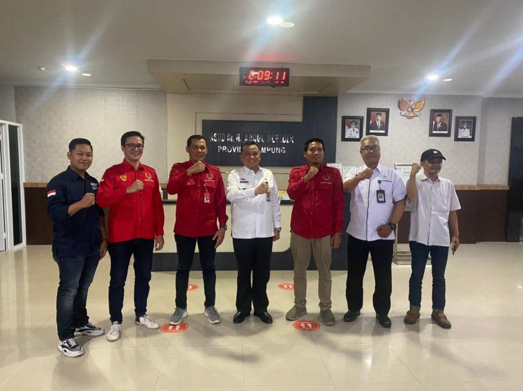 Ketua DPD PWRI Provinsi Lampung, Audensi Dengan Direktur RSUD Abdul Moeloek