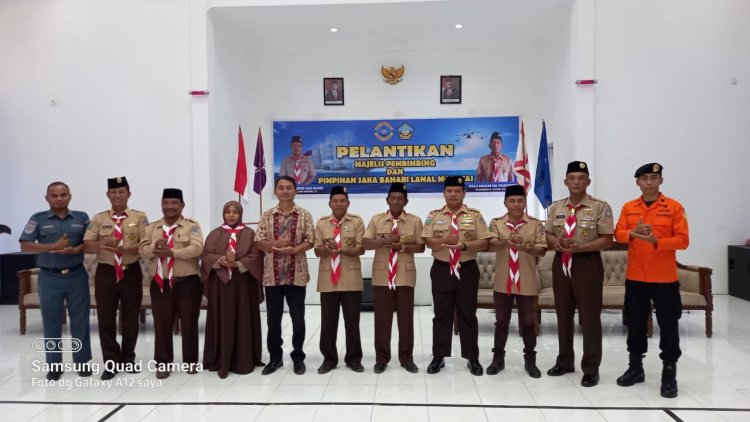 Pelantikan Dewan Pembina dan Pimpinan Saka Bahari Lanal Morotai