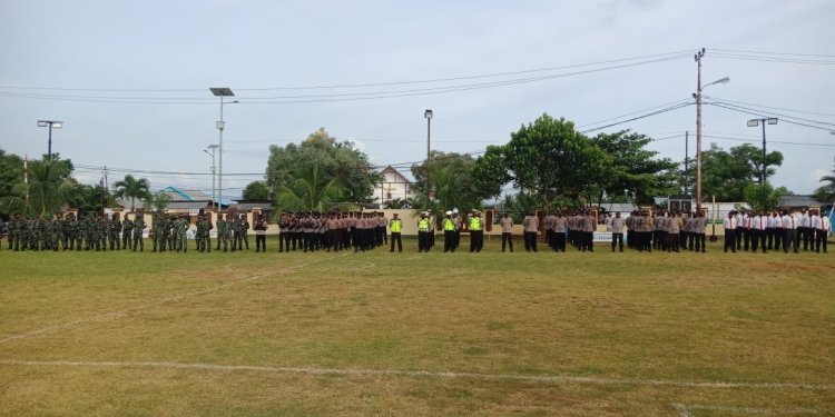 Amankan Aksi 11 April Di Morotai, TNI-POLRI Terjunkankan 250 Personil