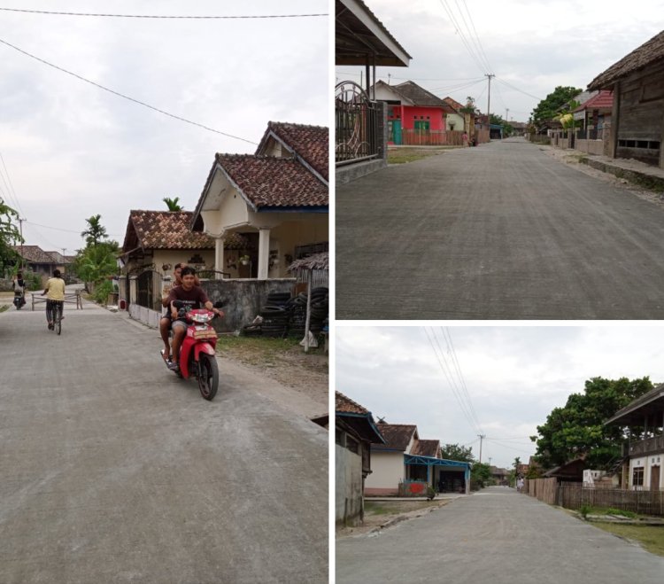 Antusias dan Apresiasi Masyarakat Terhadap Pembangunan Jalan di Desa Cempaka Kecamatan Cempaka.