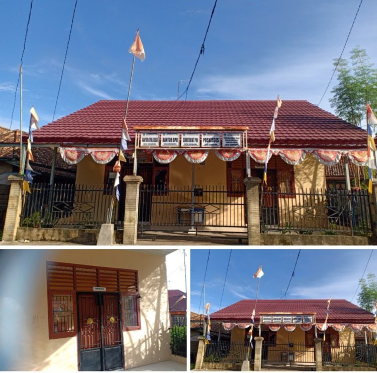 Kantor Desa Sukabumi Kecamatan Cempaka Diduga Biarkan Bendera Merah Putih Robek dan Lusuh Berkibar