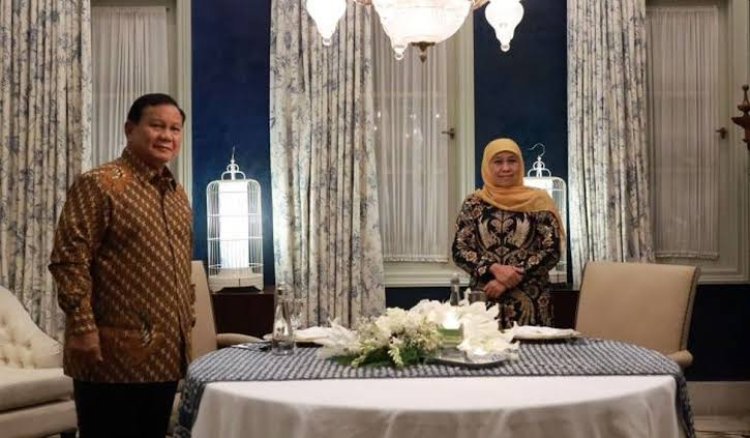 Prabowo Tunjuk Khofifah Jadi Ketua Timses Calon Presiden?