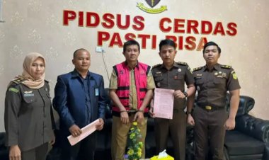 KORUPSI DANA KORPRI, BENDAHARA DITAHAN KEJARI WAY KANAN