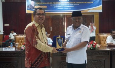 Wakil Bupati Mempawah menerima mahasiswa program merdeka belajar kampus merdeka (MBKM)