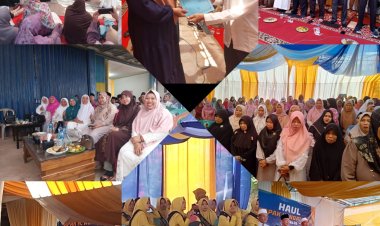 Peringatan Haul H.Ngalimun Ke 35 Diisi Dengan Perlombaan Rebana Dan Istikosah