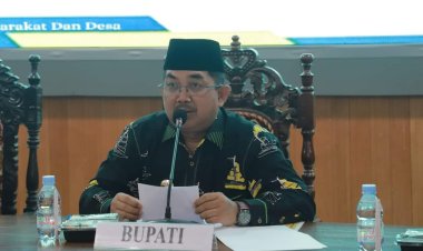Bupati Tanjabbar Buka Rakor Pelaksanaan Pilkades dan Pilkada Serentak Tahun 2024