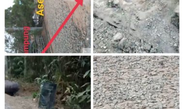 Peningkatan Jalan Dusun II - Dusun VIII Kampung Tanjung Tiga Diduga Milik Oknum Anggota DPRD Way Kanan Serta Diduga Tumpang Tindih