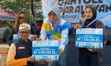 DISBUDPAR GELAR FESTIVAL GANTOLE PARALAYANG TAHUN 2023 DI PUNCAK