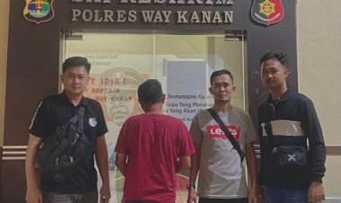 Diduga Cabuli Anak di Bawah Umur, Seorang Pelaku Asal Bandar Lampung Diringkus Polres Way Kanan 