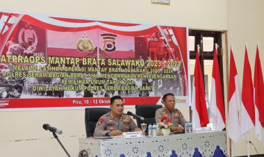 Kapolres SBB Minta Sinergitas Lintas Sektoral Ditingkatkan Jelang Pemilu