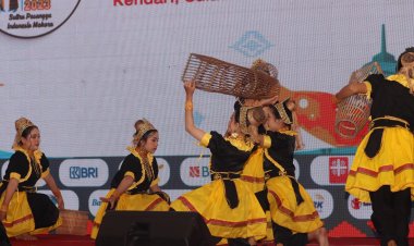 Tarian Meroo-roo Asal Kolaka Timur Tampil Memukau Di Acara Puncak Peringatan PRB