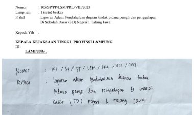 LSM PRL Akan Kawal Kasus Pungli dan Penggelapan Dana PIP SDN 1 Talang Jawa Sampai Tuntas