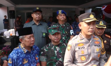 Sekda Burhanudin Hadiri Apel Gelar Pasukan Operasi Mantap Brata Lodaya