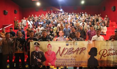 NOBAR film "Aku Rindu" dalam memperingati Hari Kesatuan Gerak Bhayangkari (HKGB) Ke-71