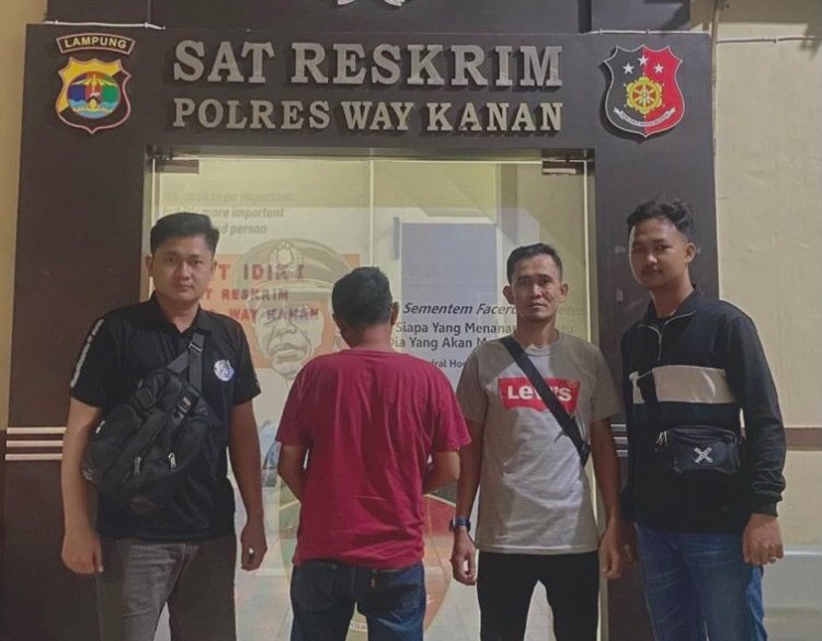 Diduga Cabuli Anak di Bawah Umur, Seorang Pelaku Asal Bandar Lampung Diringkus Polres Way Kanan 