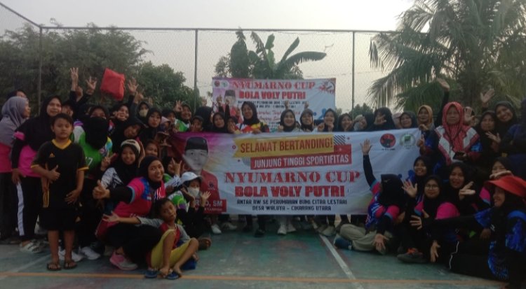 Turnamen Bola Voli Putri  "Nyumarno Cup" Anggota DPRD Kabupaten Bekasi