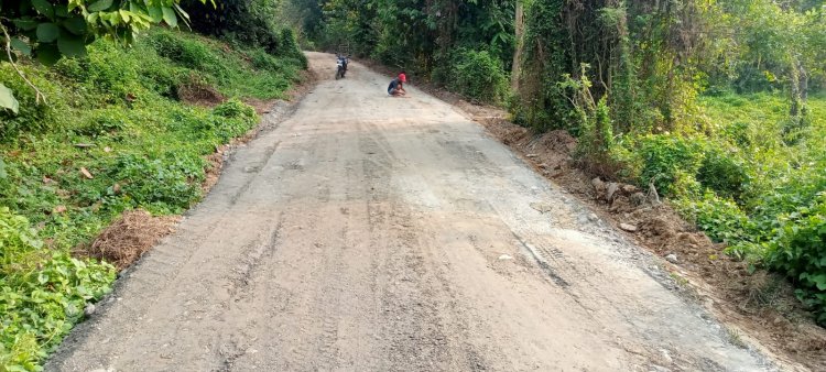 Tingkatkan Aksesibilitas Warga, Pemdes Tawanga Koltim Tuntaskan Pekerjaan Perbaikan Jalan Desa