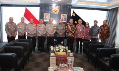 Audensi Kapolda Sumsel dengan Dirut dan Direksi PT. PUSRI Palembang