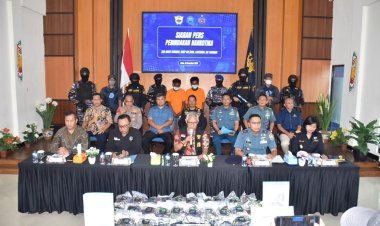 TNI AL Berhasil Gagalkan Pengiriman 23 Kg Narkoba Antar Negara Masuk Ke Indonesia di Perbatasan RI