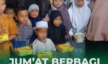 Jum'at Berbagi Pimpinan Yayasan Tahfidz Indonesia Bersama Pengasuh Sahabat Yatim dan Dhuafa Ciomas