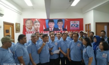 Team Hukum Merah Putih (THMP) Deklarasi Dukungan Prabowo - Gibran