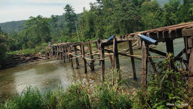 Jembatan Penghubung Di Desa Alaaha Bakal Segera Dilalui, Camat Ueesi Harap Pertumbuhan Ekonomi Kembali Normal
