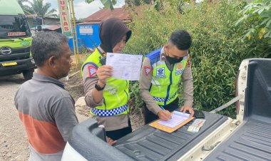 Kasat Lantas AKP Rita Tindak Angkutan Batu Bara Beroperasi Di Siang Hari