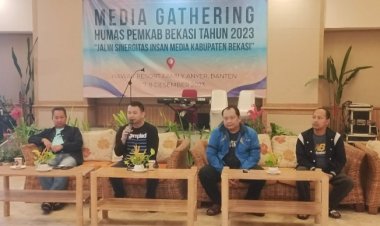 Humas Pemkab Bekasi Gelar Media Gathering 2023,  Bersama Wartawan