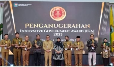 Kabupaten Tanggamus Raih Penghargaan Inovation Coverment Award 2023