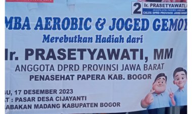 Lomba Aerobic dan Joget Gemoy Merebutkan Hadiah Ir.Prasetyawati,MM  Anggota DPRD Jawa Barat 