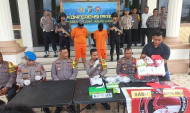 3 Kg Sabu, 2 Orang Tersangka Diamankan Polres Tanjab Barat