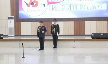 Kapolda Lampung Pimpin Upacara Peringatan Hari Bela Negara Ke- 75