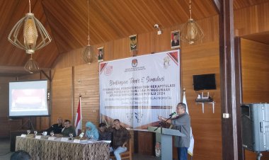 Ketua KPU Malut Resmi Membuka Bimtek PPK dan PPS Morotai