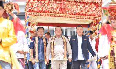 Kegiatan Bulan Bhakti Karang Taruna (BBKT) 2023 di Provinsi Lampung yang diselenggarakan di Kabupaten Pesisir Barat (Pesibar) Berlangsung Meriah.