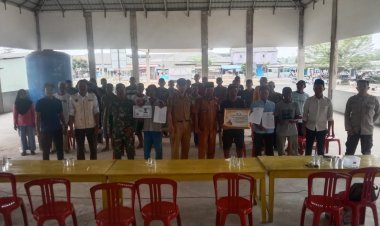 Desa panggung jaya salurkan bantuan tunai BLT 