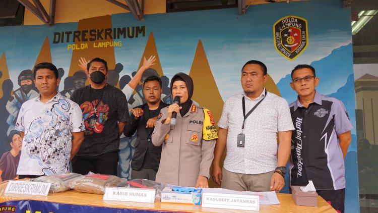Tempat Kost Jadi Target Curanmor, 3 Pelaku Ditangkap Ditreskrimum Polda Lampung