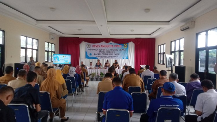 Reses Anggota DPRD Kabupaten Bogor Masa Sidang 1 ( Satu )Tahun 2023 - 2024 Daerah Pemilihan 1 ( Satu )