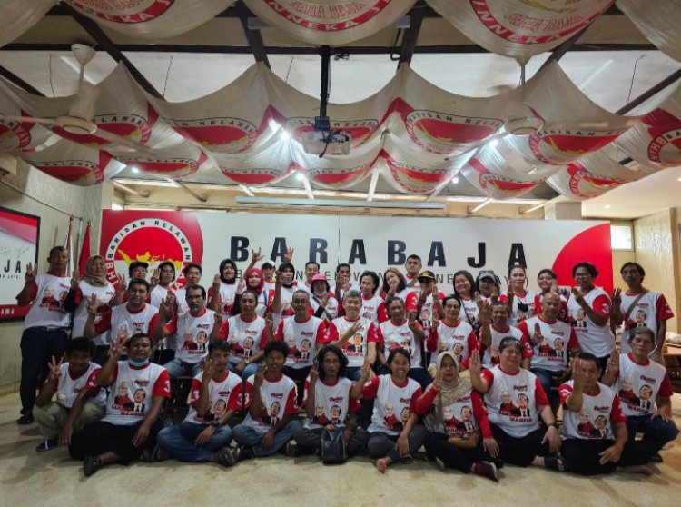 Relawan BARABAJA Ganjar - Mahfud Melakukan Kampanye Blusukan di Jakarta Utara