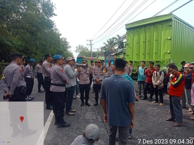Ketua korlap Kompi Aswari mendukung dan mengapresiasi Kepala Dishub Lampung, Bambang Sumbogo, yang melakukan penertiban dan Razia, Truk batu bara