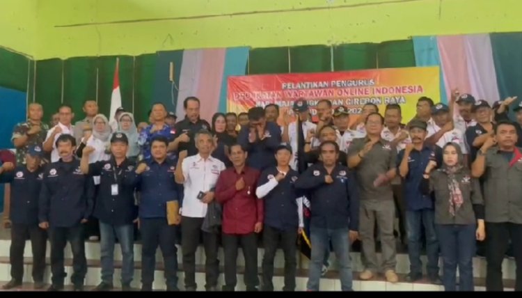 Pengurus DPD Ikatan Wartawan Online Indonesia Kabupaten Majalengka, Resmi di Lantikan.