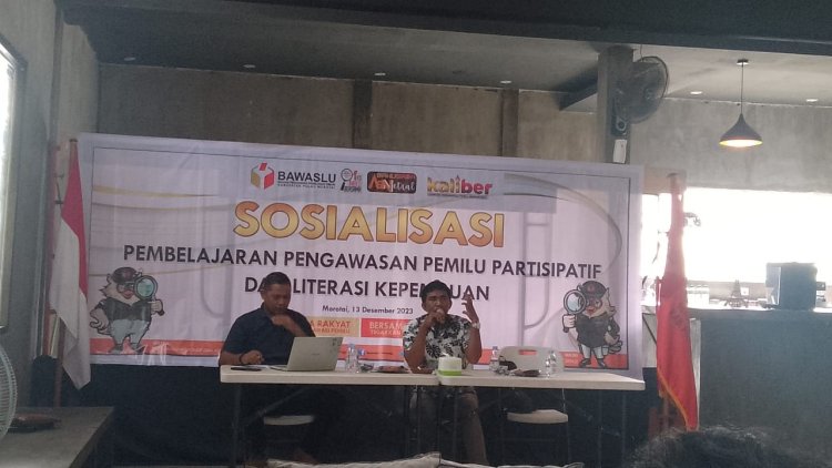 Bawaslu Morotai Gelar  Sosialisasi Pembelajaran Pengawasan Pemilu Partisipatif  Dan Leterasi Kepemiliuaan
