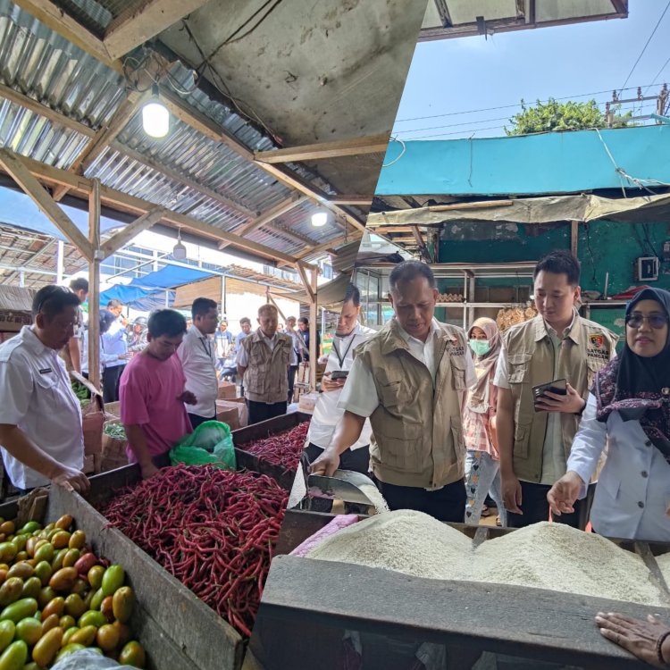 Dittipideksus Mabes Polri Monitoring Bahan Pokok Di Lampung, Stok Relatif Aman Sampai Akhir Tahun