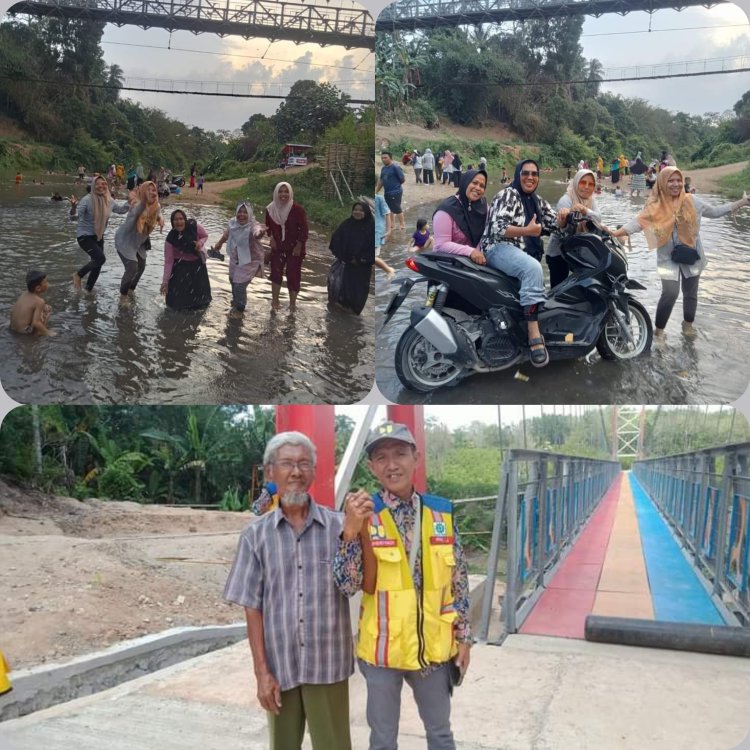 Jembatan Gantung Way Sekampung (Jelujur), Kini Viral Dan Jadi Pilihan Objek Wisata