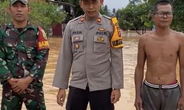 Musibah Banjir di Kel Dusun Kebun Kab Tanjab Barat