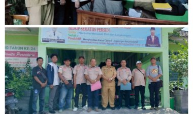 Rombongan DPC LSM Elang Mas Kabupaten OKU Silaturahmi Sekaligus Audiensi Dengan Plt Kaban Kesbangpol OKU